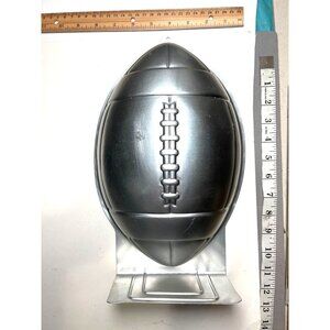 Football-Shaped Aluminum Cake Mold Pan 12" x 8" Baking Decor Party Unique Design